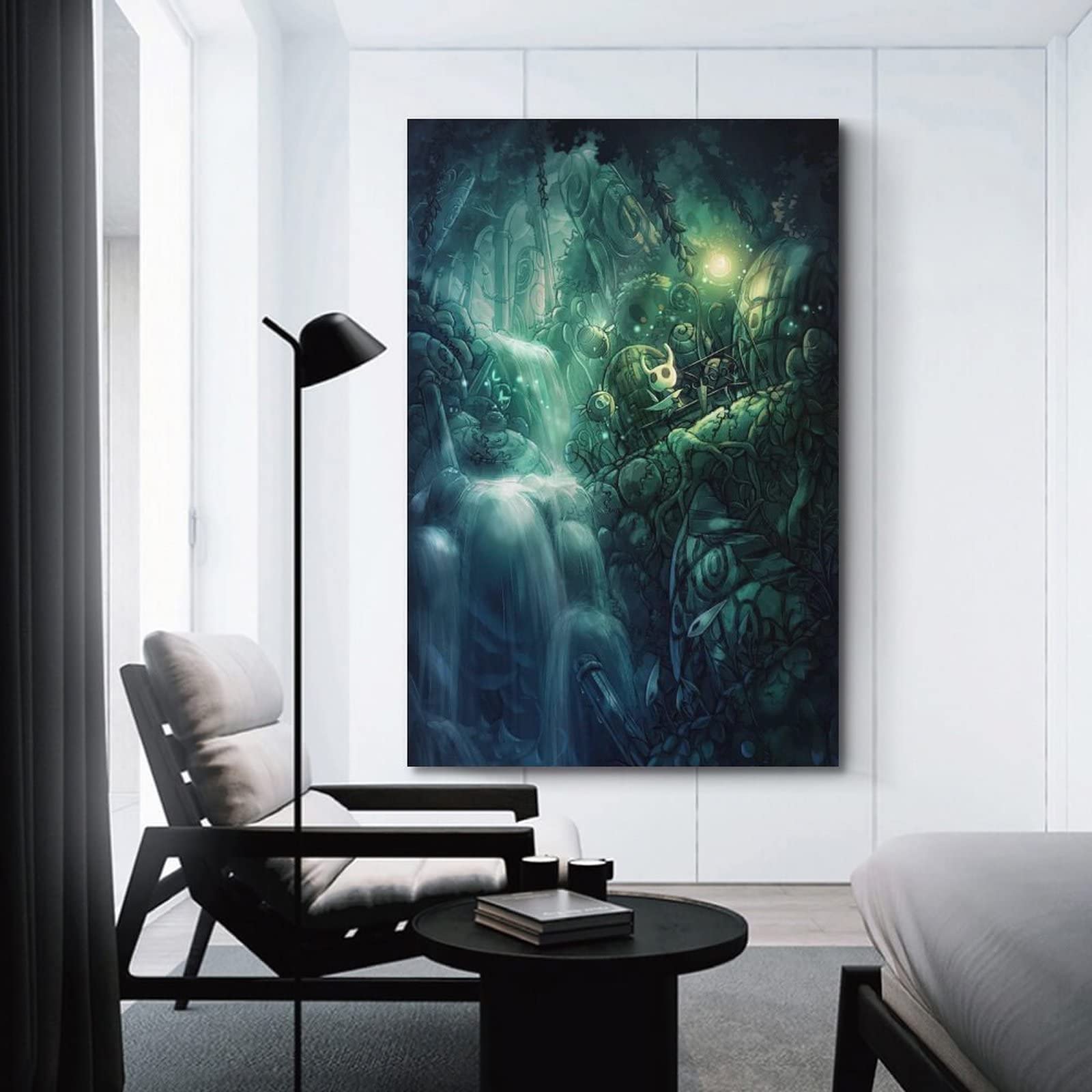 Poster Déco Jeu Vidéo Hollow Knight - Impression Sur Toile 50x75 Cm - Décoration Murale Moderne Chambre