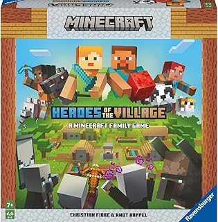 Ravensburger Minecraft Heroes of the Village Board Game for Kids Age 6 Years Up - 2 to 4 Players for Boys and Girls