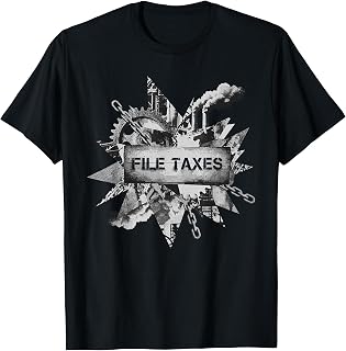Aggressive Affirmations Industrial Tax Burden Finance T-Shirt