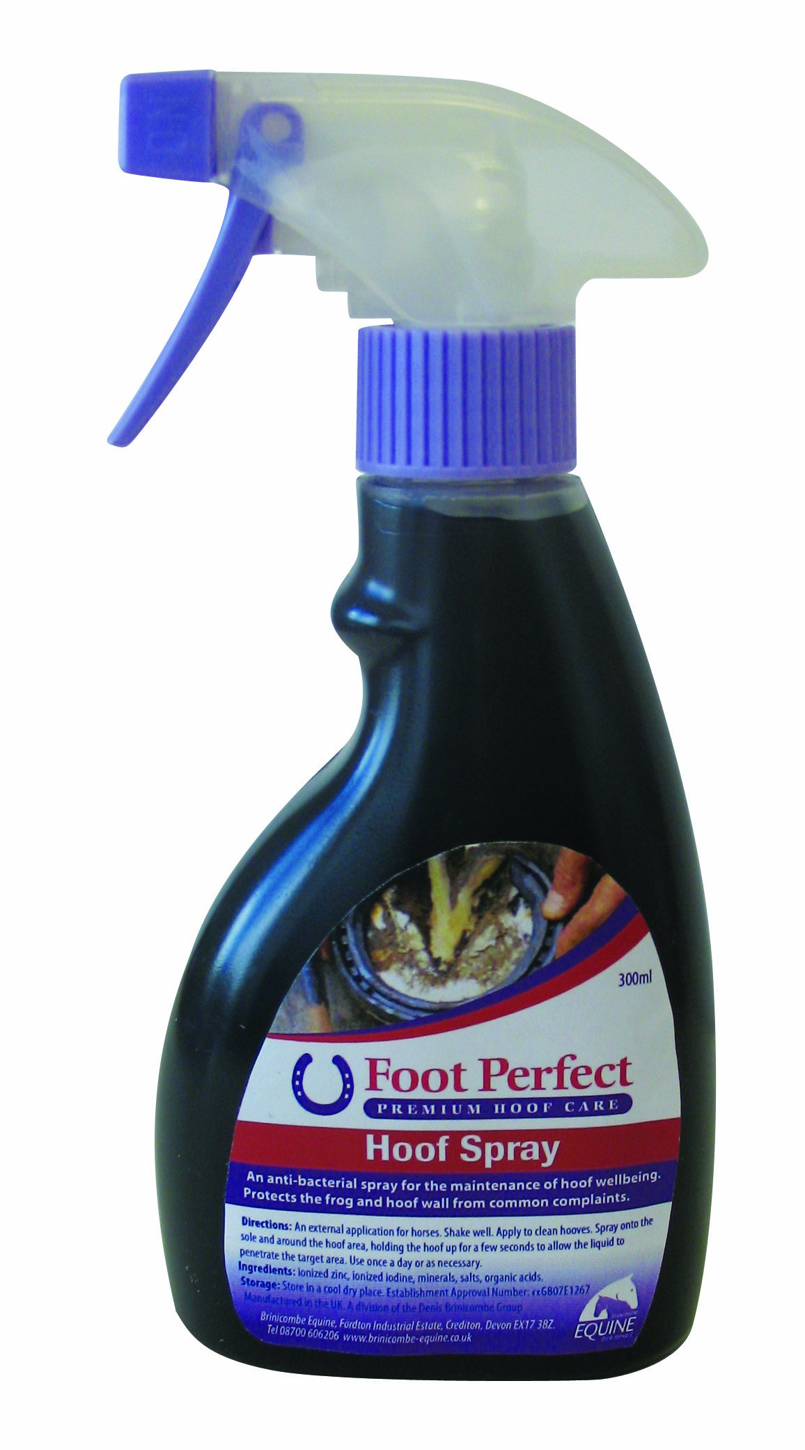 Brinicombe Unisex's BRI0098 Foot Perfect Hoof Spray, Clear, Regular