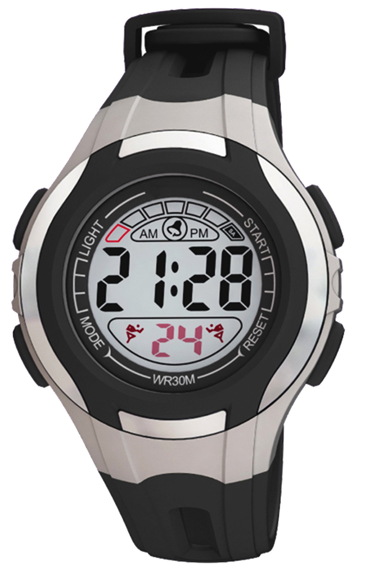 Time Up Digital LCD Display Grey Dial Multi-Function Watch for Kids-MR-8548019-BLACK (B079P6Y3NP) Amazon Price History, Amazon Price Tracker