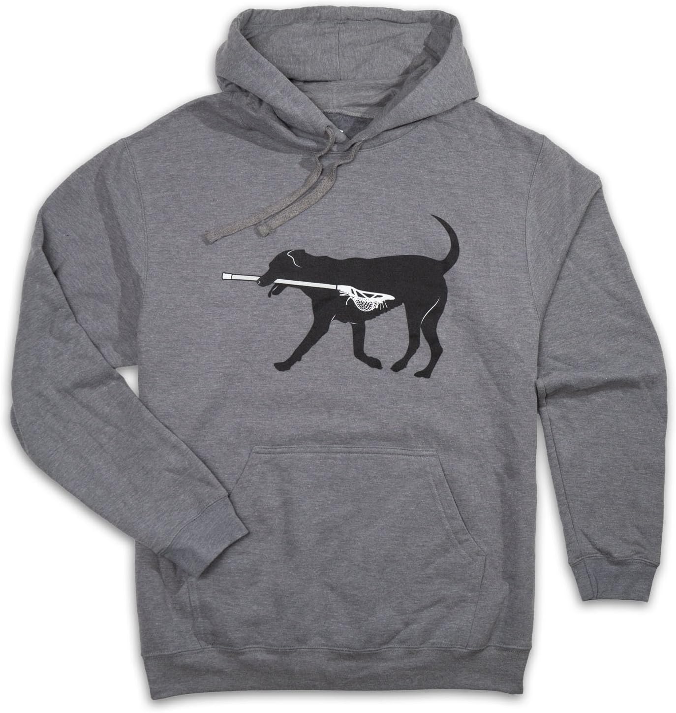 ChalkTalkSPORTS Guys Lacrosse Standard Sweatshirt | Max The Lax Dog Adults Sizes