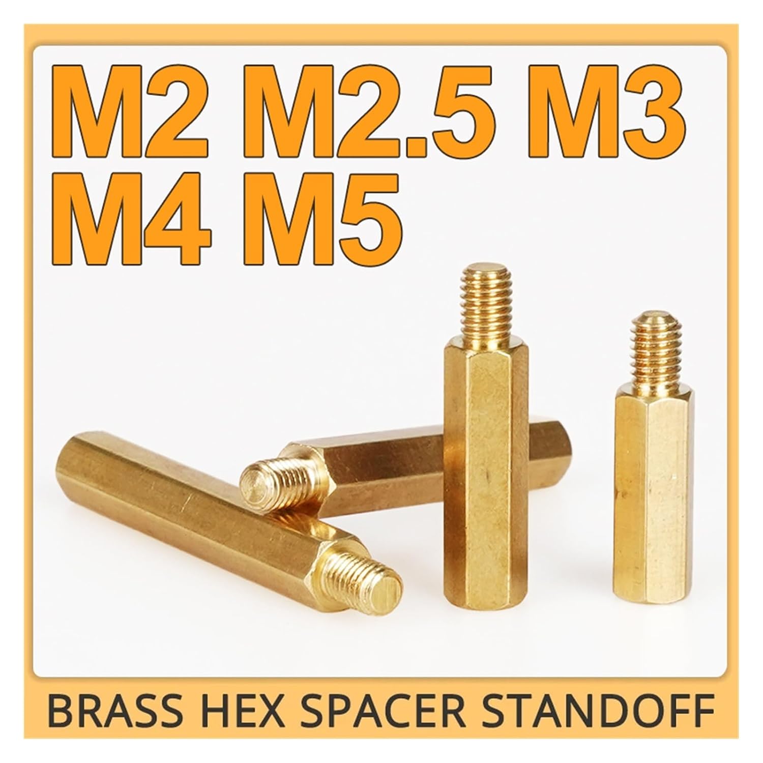M2 M2.5 M3 M4 Hex Brass Male Female Standoff Board Rack Stud Hexagon Threaded Pillar PCB Column Motherboard Spacer Bolt Screw (Color : 17mm (20pcs), Size : M4 (Thread 6mm))