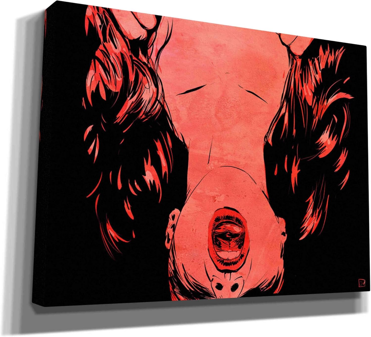 Epic Graffiti 'O' by Giuseppe Cristiano, Canvas Wall Art, 12"x16"