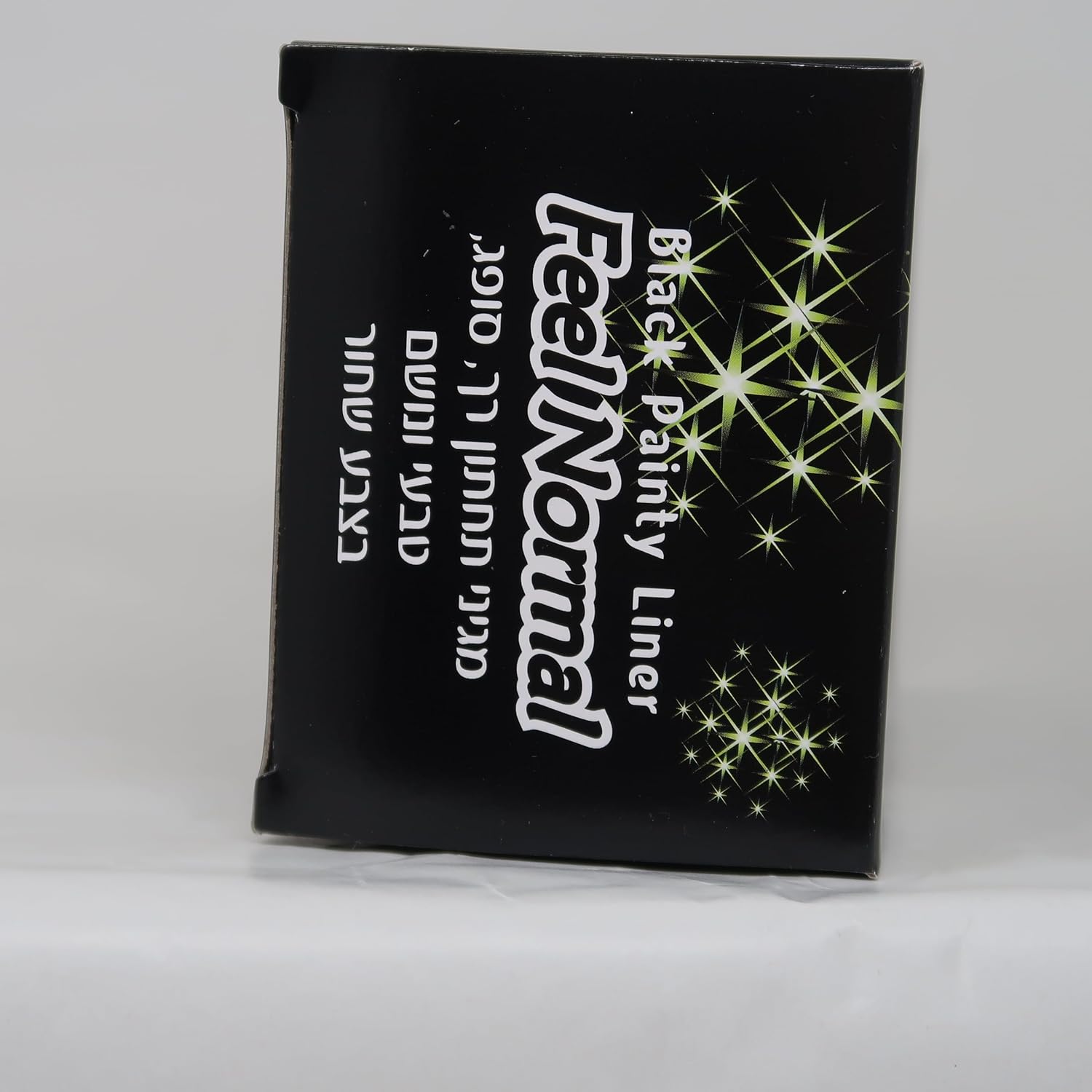 Feel Normal Disposable Black Panty Liners for Women 36 pcs with Protective Layer Extra Protection Aganist Leaks Pack of 36