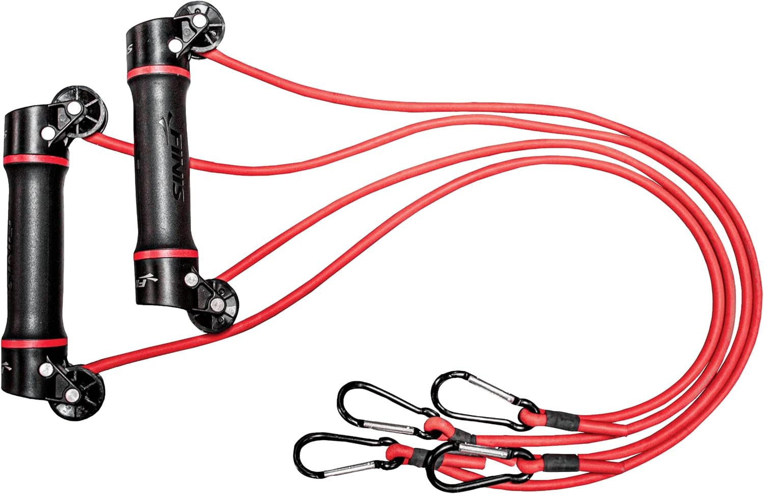 FINIS Slide Dryland Trainer - Dual-Handled Resistance Bands for Swim Strength & Stroke Training
