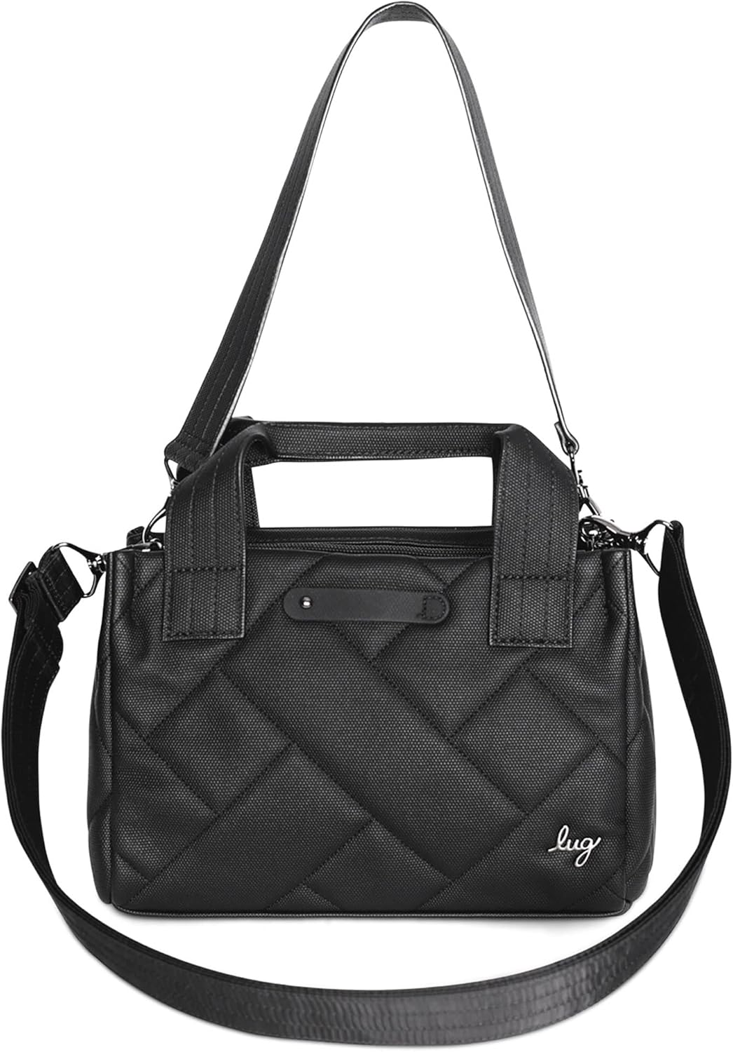 Lug Jitterbug Matte Luxe, Black/Abs Handbags