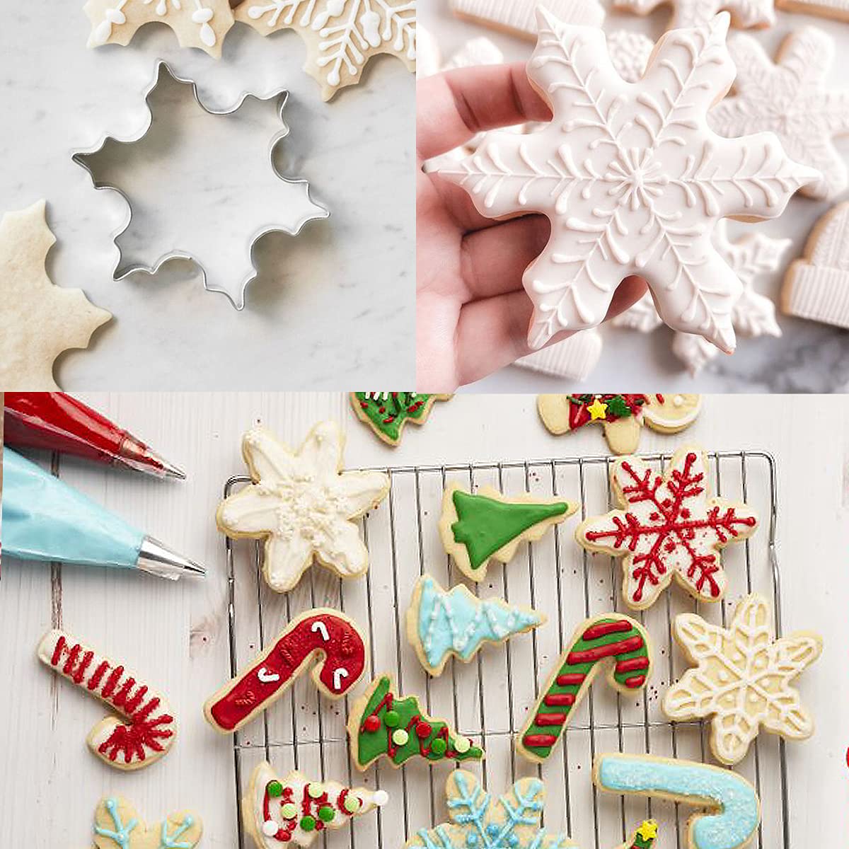 Juego De Cortadores De Galletas Con Forma De Árbol De Navida | Meses
