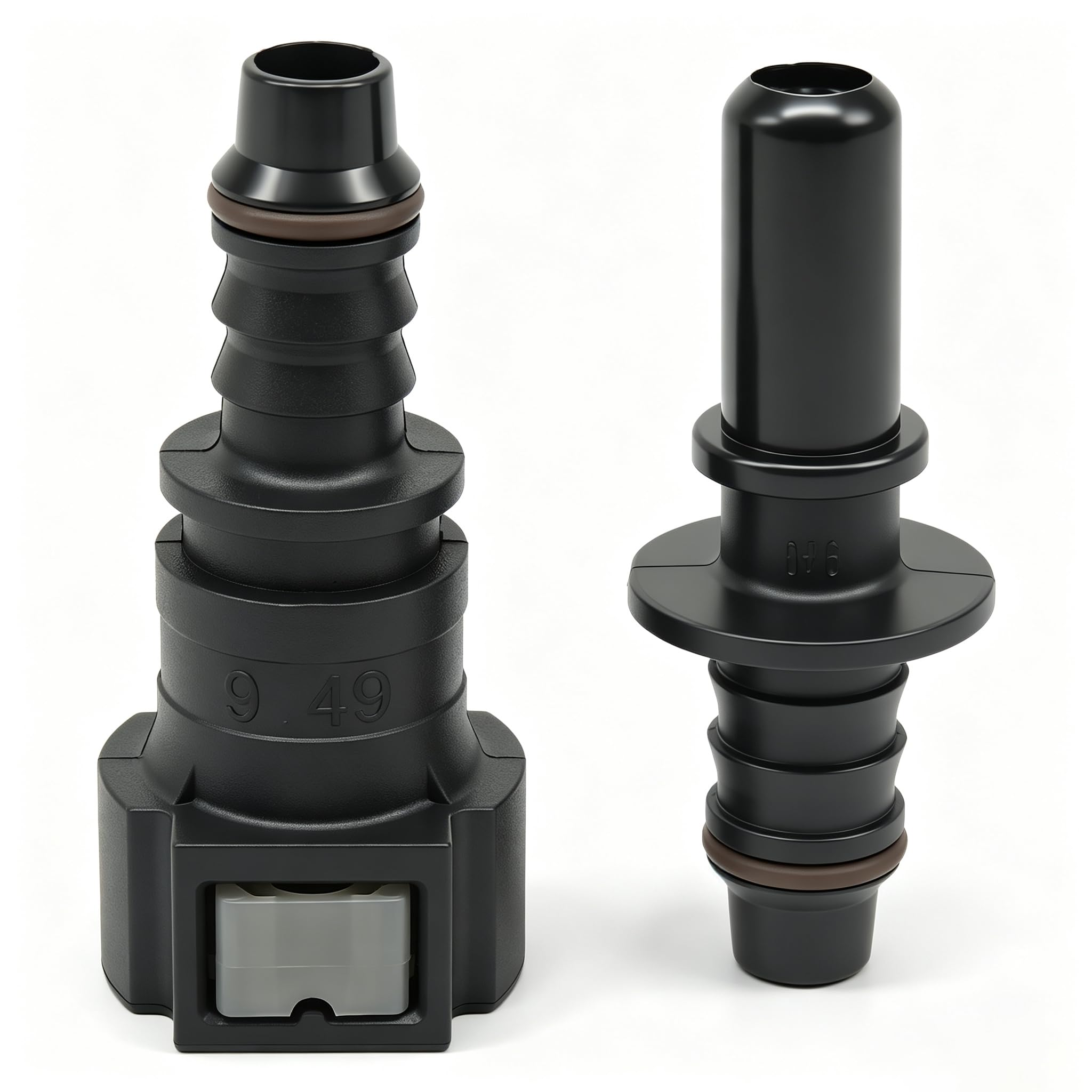 HiSport Quick Release Connect - 9.49mm 3/8 - Nylon Fuel Line Hose ID8 - Male& Female Push On Straight Connector-image-18