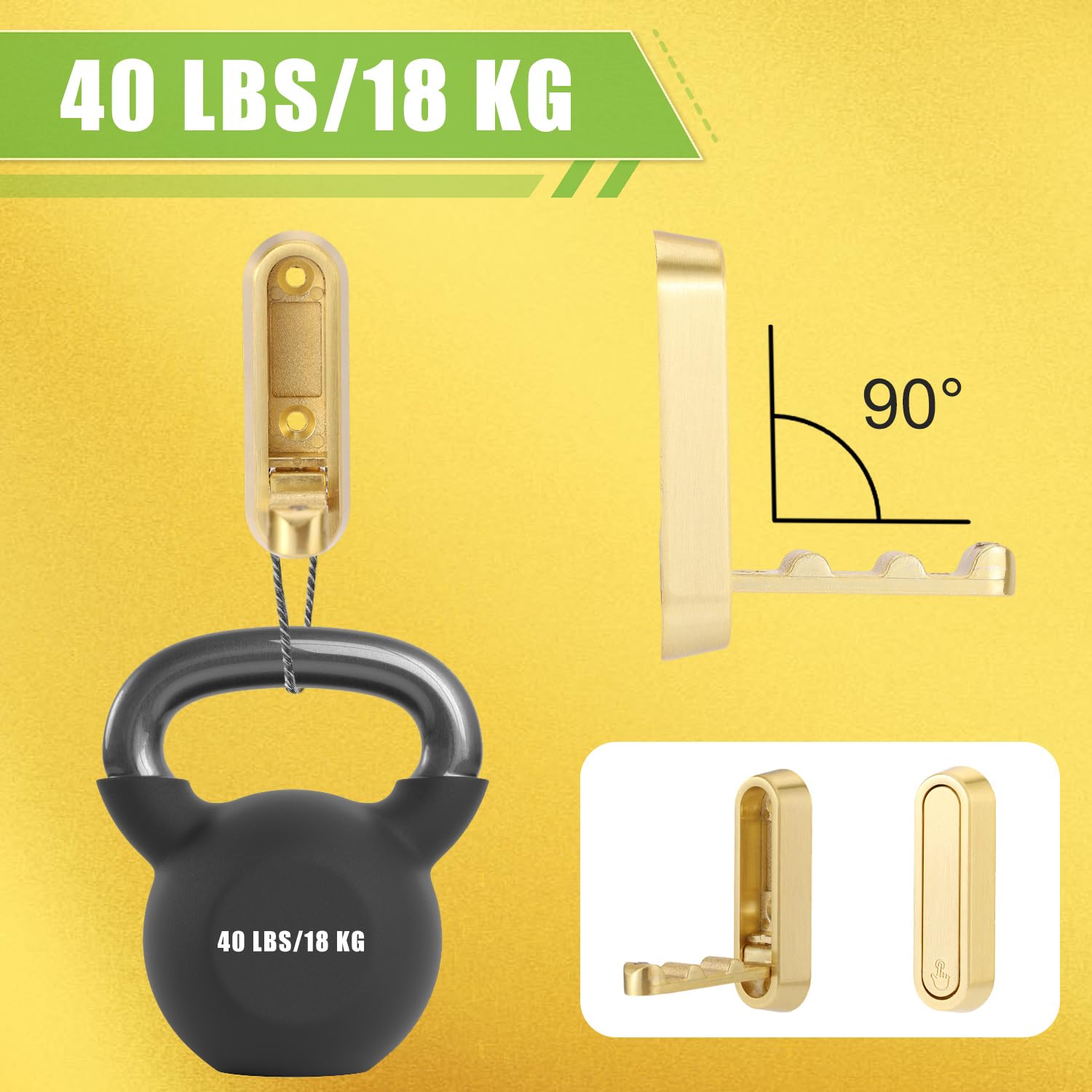 4 Pièces Crochets Muraux Pliables, Crochet Seche Serviette, Porte