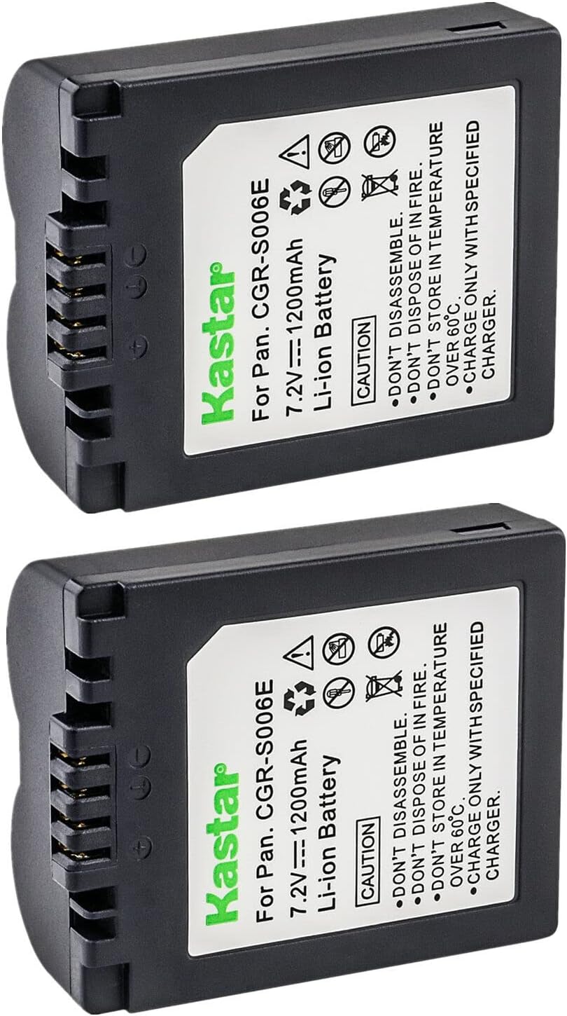 2-Pack Kastar Batteries For Panasonic Lumix DMW-BLH7 – 1050mAh For DMC-LX10