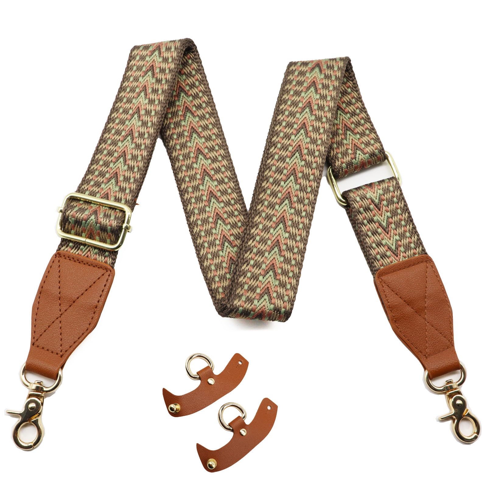 LEMEDE Purse Strap Replacement Crossbody 1.5" Wide Shoulder Strap Adjustable Straps Handbag Strap Replacement Belts