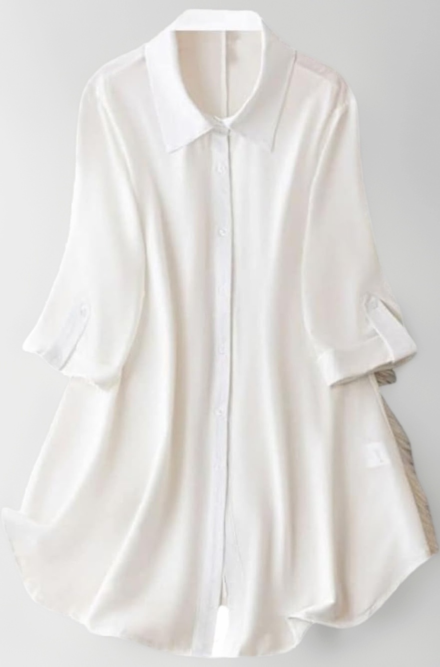 Women's Shirt Dress | Knee Length Dresses | Loose Fit | Button-Down | 3/4 Sleeve | Vacation Outfit (Pack of 2 | Value Pack)