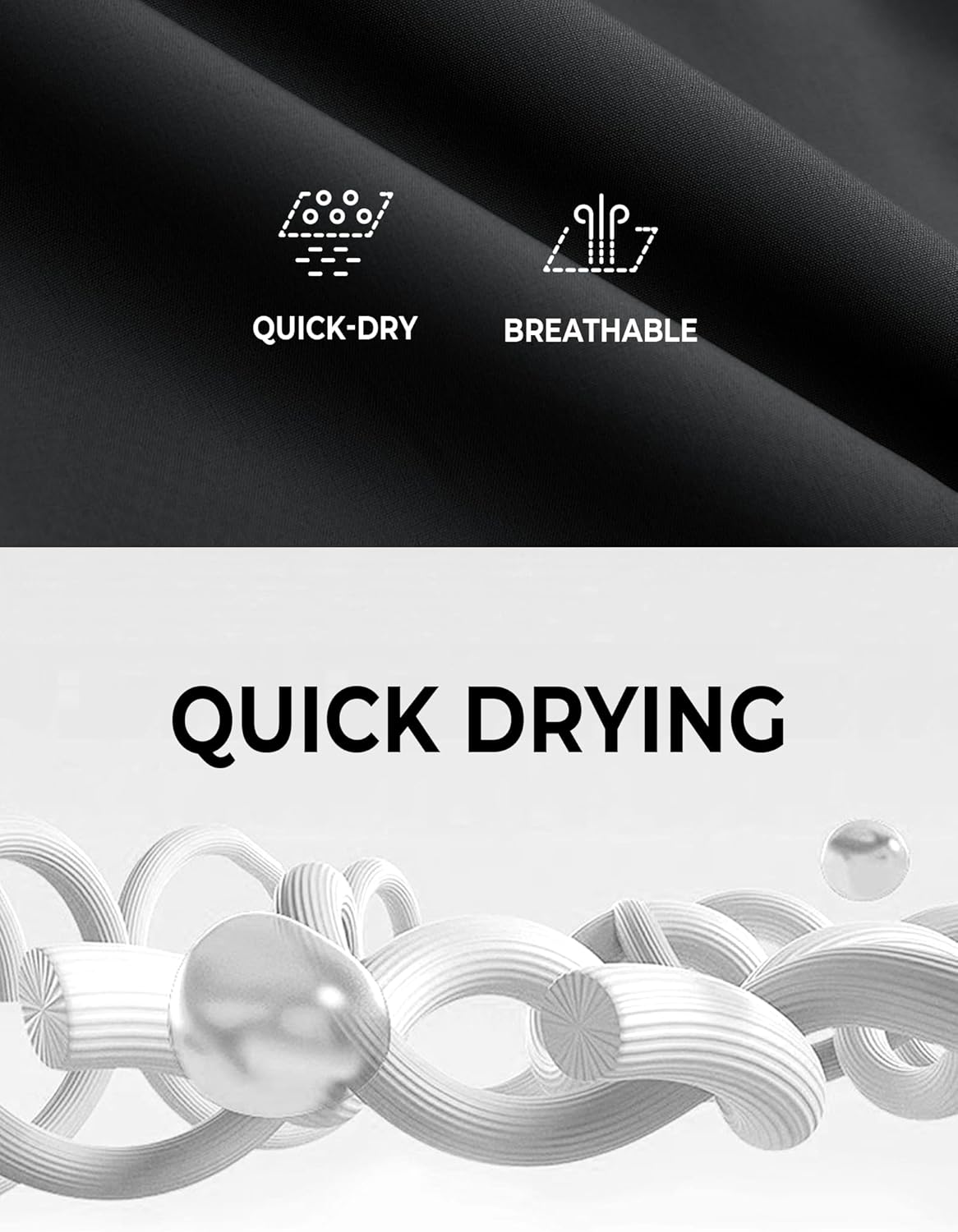 NORTHYARD Mens Swim Trunks Board Shorts 9 Inch Bathing Suit Swimwear Quick Dry Beach Short with Zipper Pocket - No Mesh Liner - Image 6