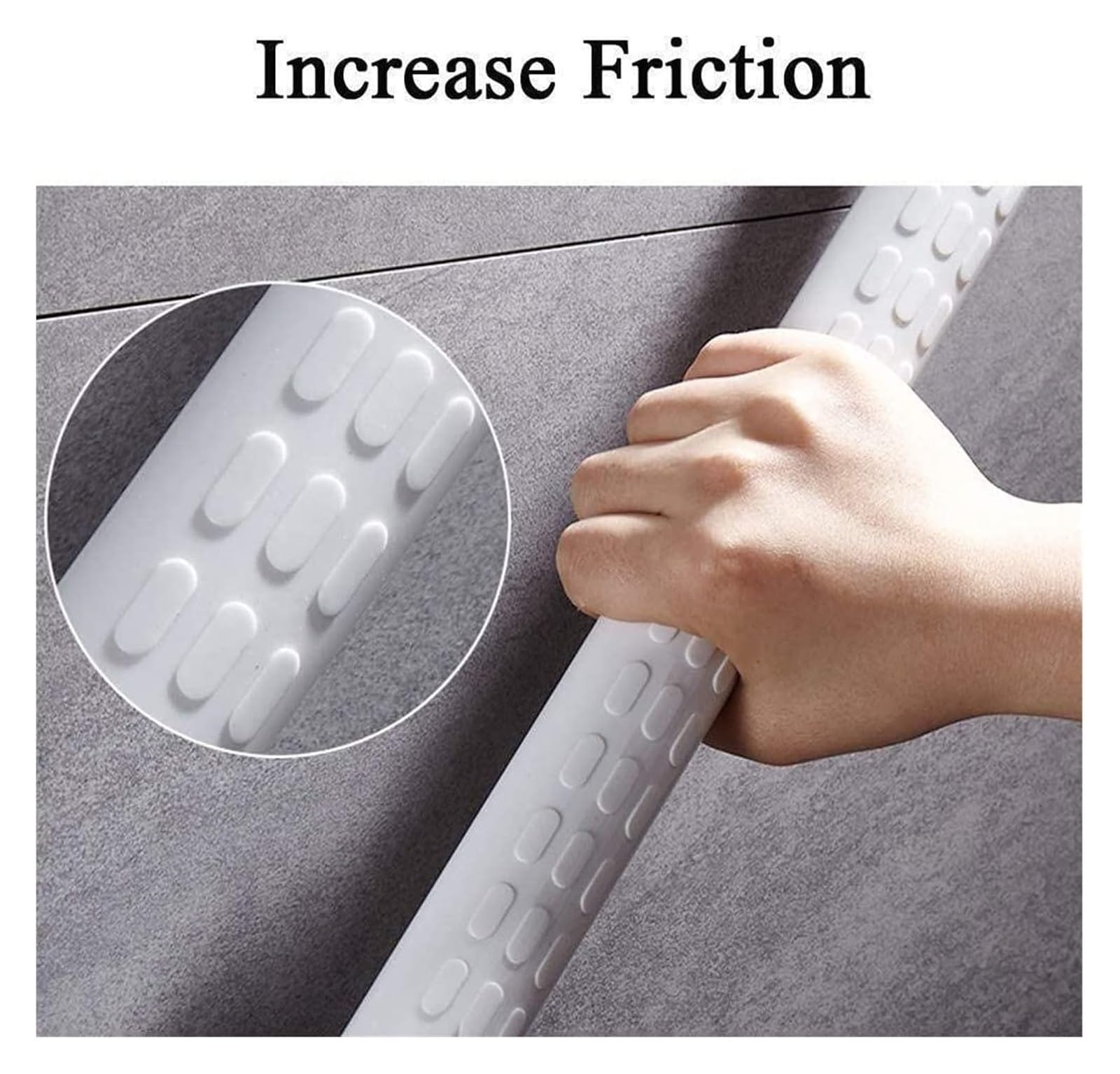 Agarraderas Asidero de baño con barra de agarre y reposabrazos de seguridad for ducha de mano, for embarazadas, personas mayores y discapacitadas, con círculo de luz y antideslizante.