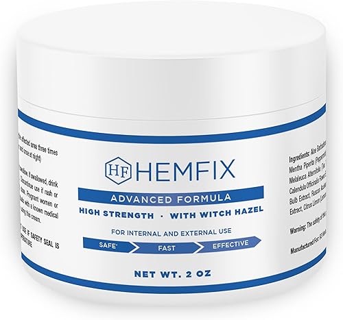 Hemfix Cream - Fabricado en Estados Unidos - Uso interno y externo - 2 oz