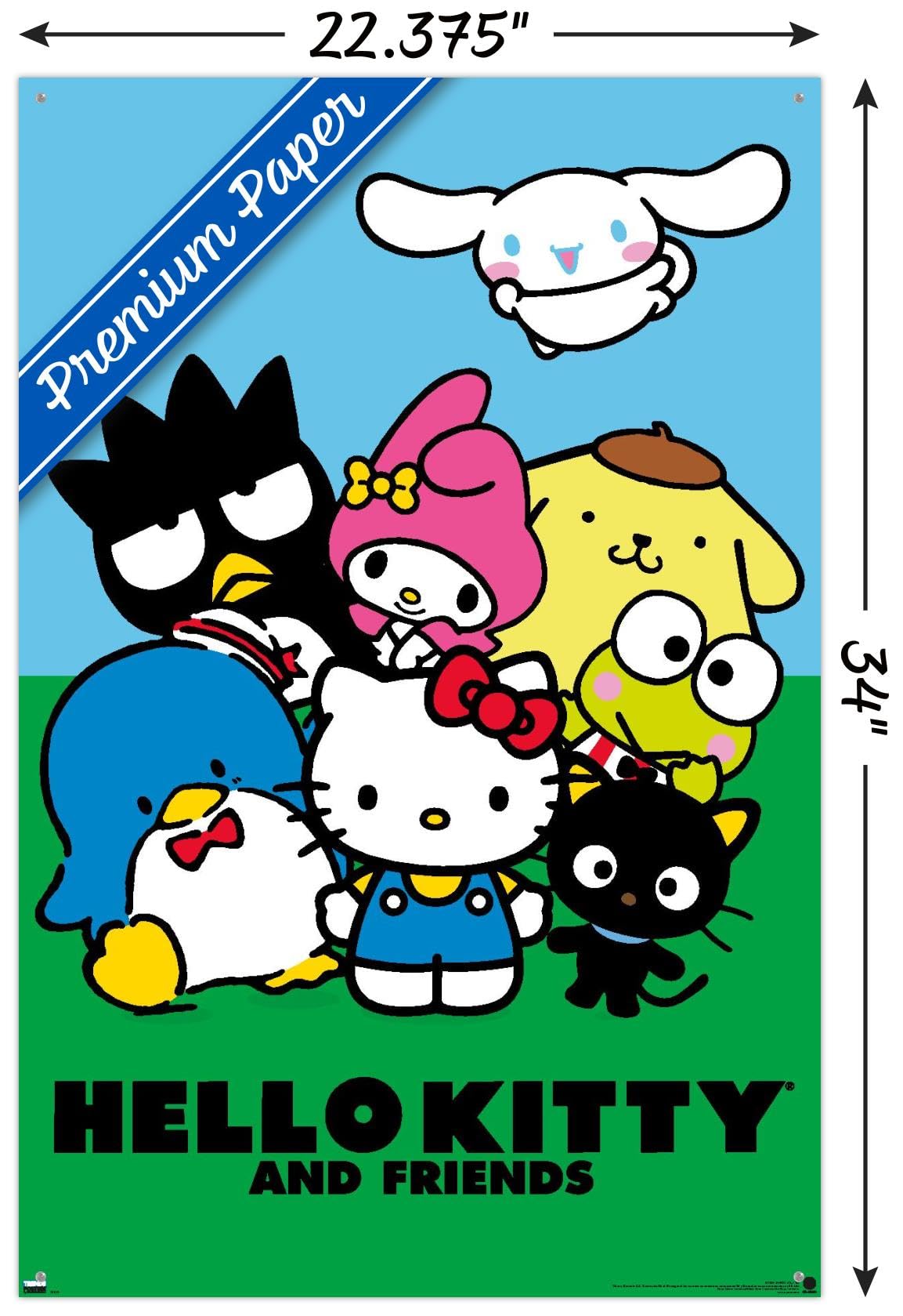 Amazon.com: Hello Kitty and Friends: 21 Core - Standing Wall