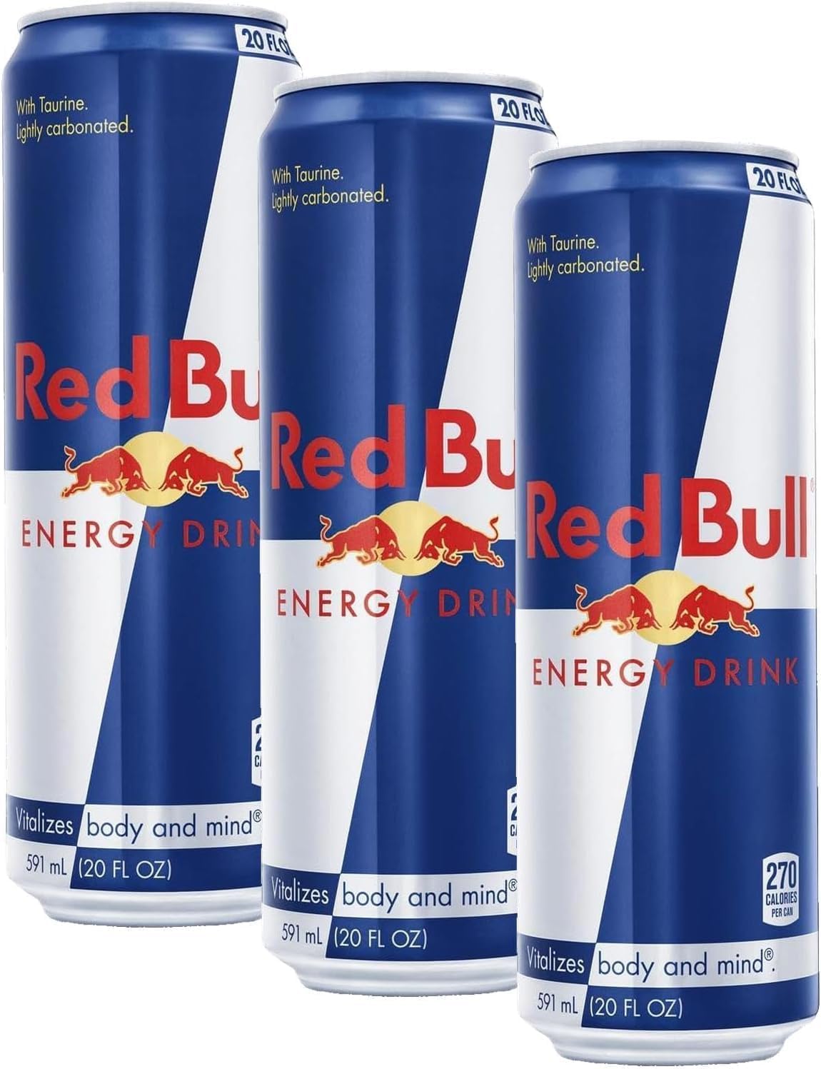 Red Bull Energy Drink, 20 Fl. Oz. (Pack of 3)