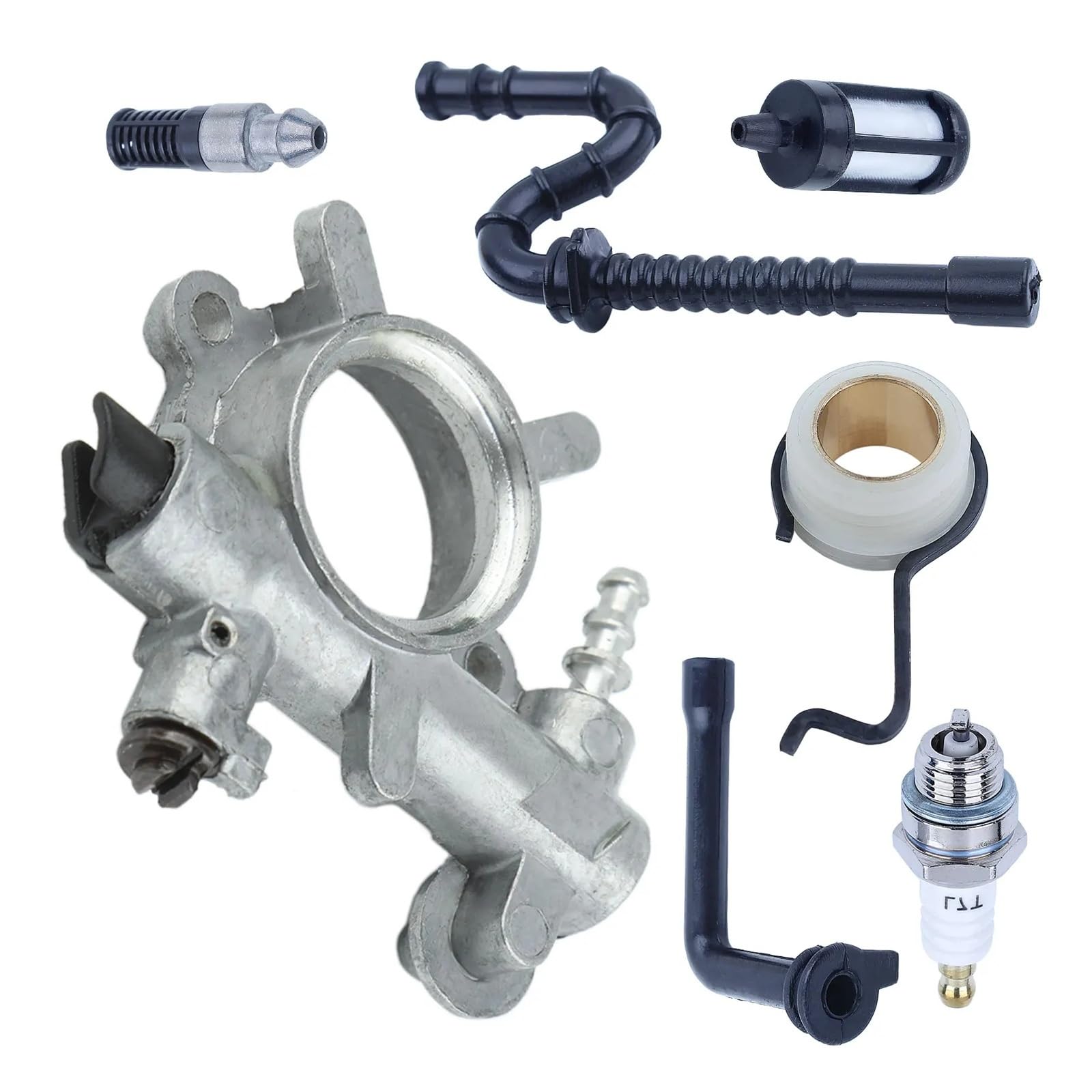 Kit de línea de Filtro de Aceite for Engranajes helicoidales de Aceite, Compatible con Motosierra 034 036 MS360 1125 640 3201