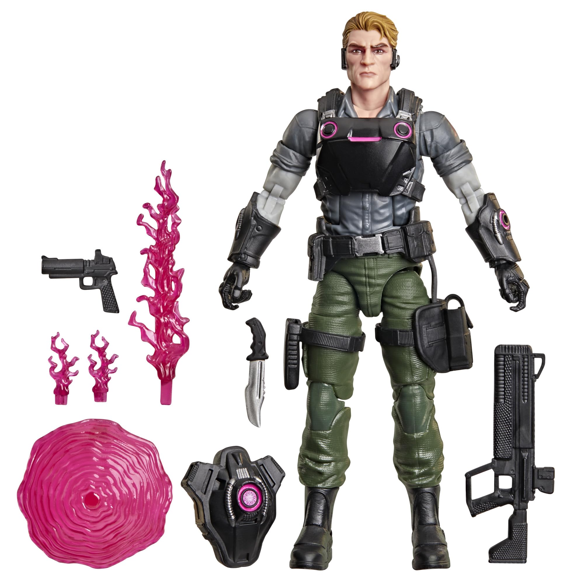 G.I. JOE Classified Series #215, Night Force Psych-Out, Collectible 15 cm Action Figure Set with 8 Accessories