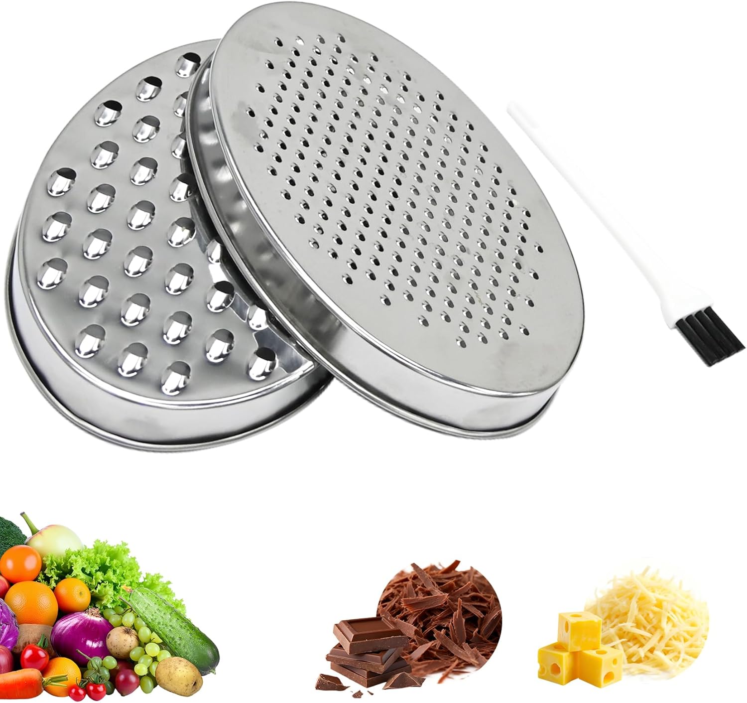 Armo® 2 in 1 Cheese Grater with Storage Container Vegetable Ginger Garlic Chopper