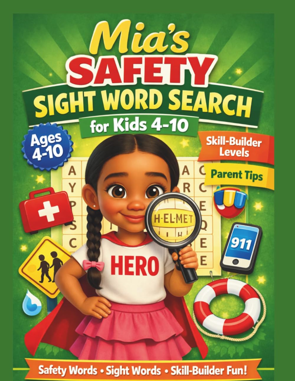 Mia's Safety Sight Word Search Puzzle (1)