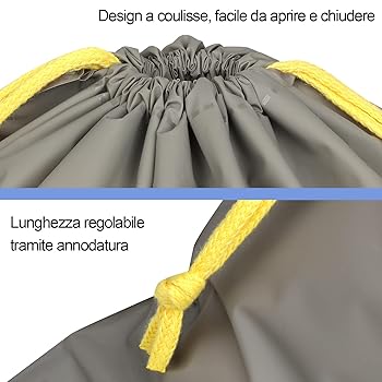 Sacca Sportiva Impermeabile 4 Pezzi - Per Palestra, Piscina, Viaggi, Leggera E Piegevole - Foto 4