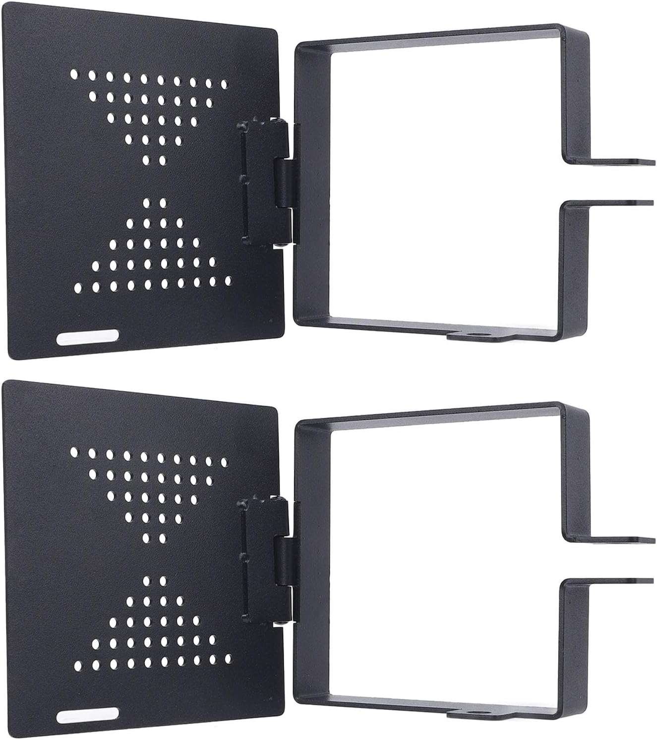 2 Pack RV Bumper End Cap Fits Standard 4 Inch Square Bumpers, Vent Holes, Secure Sewer Hose Storage, Must Have Travel Trailer Accessories