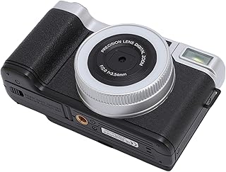 LICAEVEY 4K Digital Camera for Photography, Autofocus 64MP Vlog Camera with 2.8 Inch 180 Degree Flip Screen, Compact Travel Camara with 16 Retro Filters (Black)