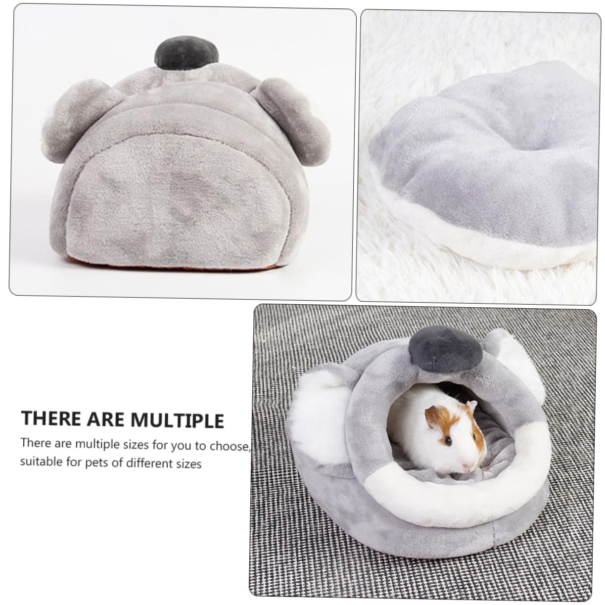 Warmes Hamsternest Höhle Bequemes Schlafnest aus Flanell und Pp Baumwolle