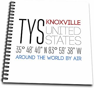 Memory Book 12 x 12 inch - International airport code TYS, Knoxville, Tennessee, United States Alexis Design - Around The World By Air