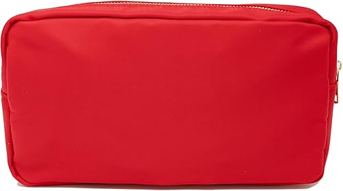 Miniatura 2 de Bolsa de maquillaje mediana, Azul (Dusty Blue), Moda, bolsa de cosméticos, neceser, simple, personalizable, bolsa de nylon, bolsa de maquillaje,