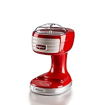Ariete Ice Crusher Party Time 76, Macchina per Ghiaccio e Granite, 30W, Tritaghiaccio con Cestello Removibile, Coperchio Trasparente, Set di Lame in Acciaio Inox, 30W, Rosso