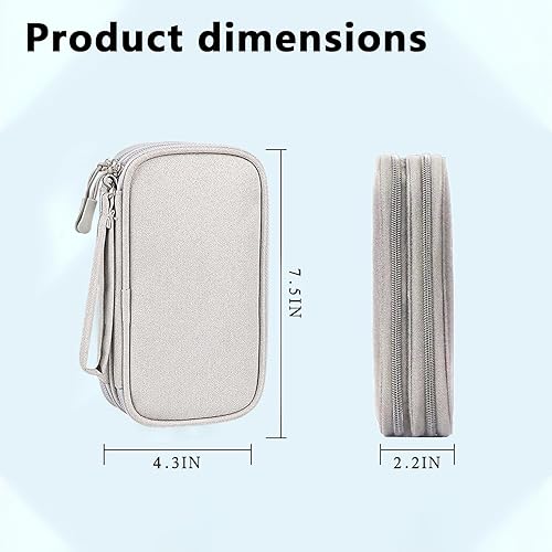 Miniatura 2 de Bolsa organizadora de accesorios electrónicos, organizador universal de viaje para cable, cargador, teléfono, tarjeta SD, bolsa de gadgets para