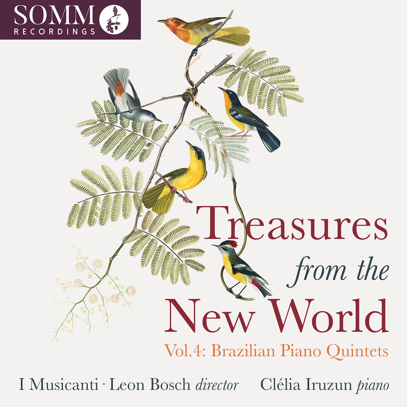 Treasures from the New World, Vol. 4: Brazilian Piano Quintets