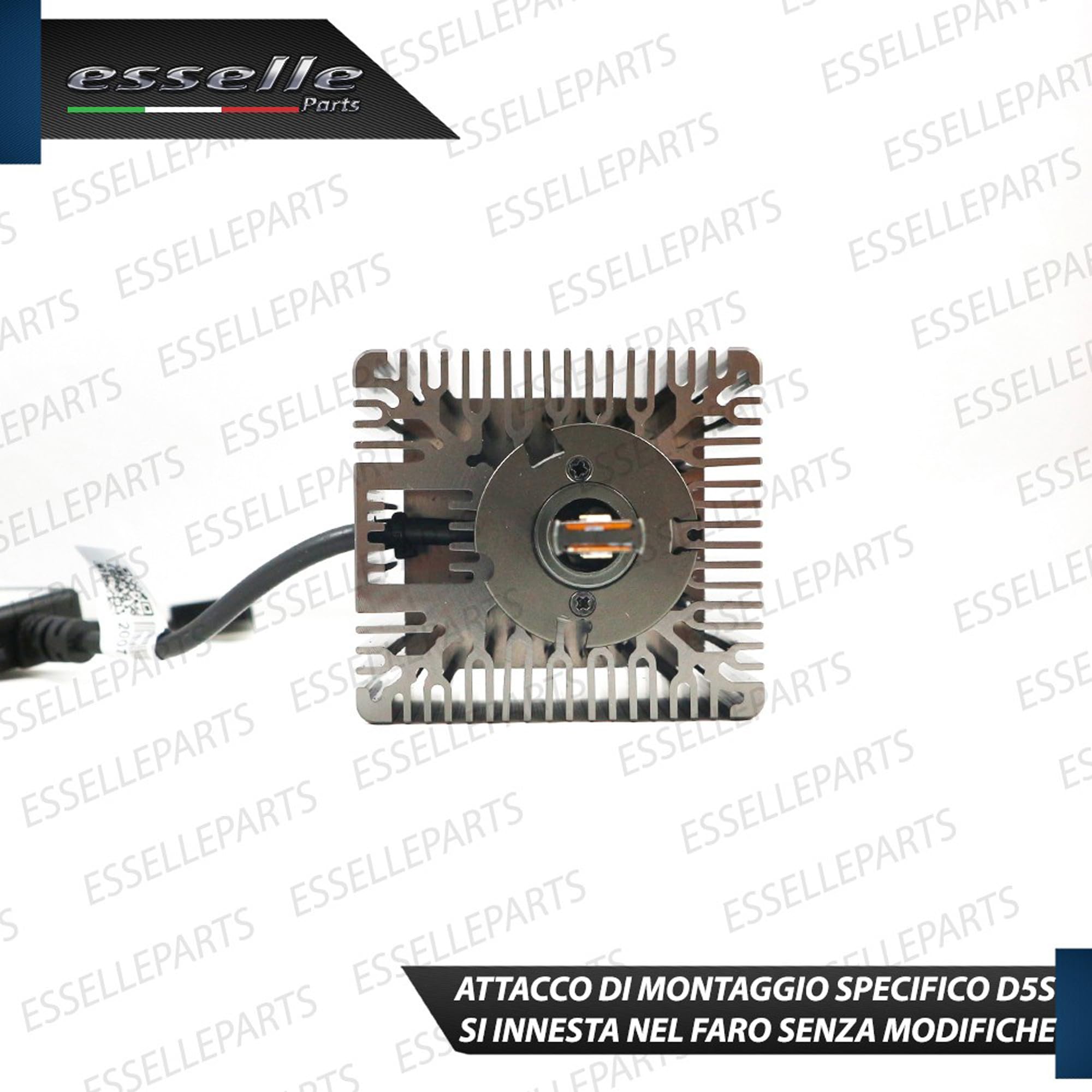 Coppia Lampade D5S LED 12000 Lumen 6000K specifiche per Audi A4 B9 + Avant – Conversione da Xenon a LED Plug & Play Canbus – Luce Bianco Ghiaccio Ultra Potente – 35W CSP Alta Luminosità