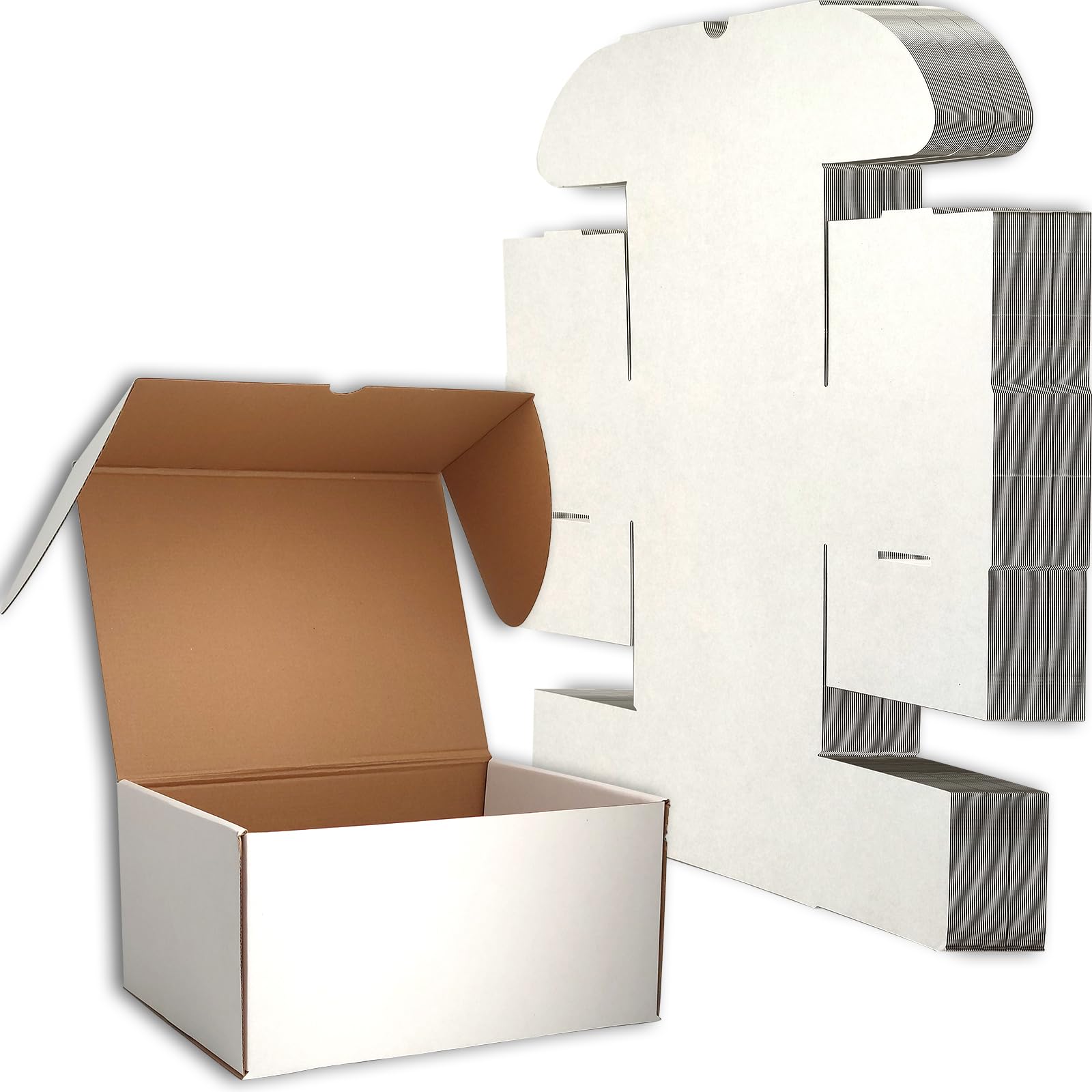 Cenoid Medium Postal Boxes, 30x15x15cm White Postage Parcel Shipping Cardboard Boxes for Posting Shipping Delivery Packaging boxes for Small Business (Pack of 15)