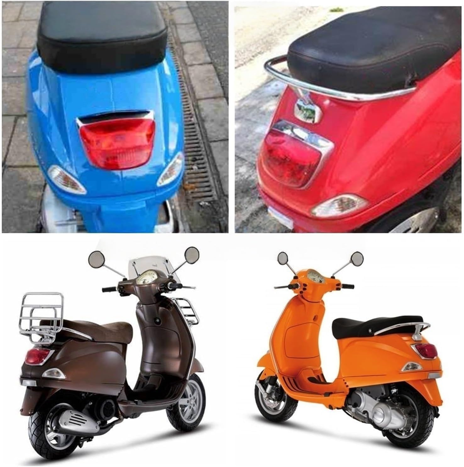 Luz Trasera para Motocicleta 150 LX Touring IE 3V 2012-2012 Luces de Freno Rojas para Motocicleta Kit de Luces traseras Luces traseras