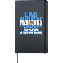 LAS MALVINAS SON ARGENTINAS Hardcover Journal, Black