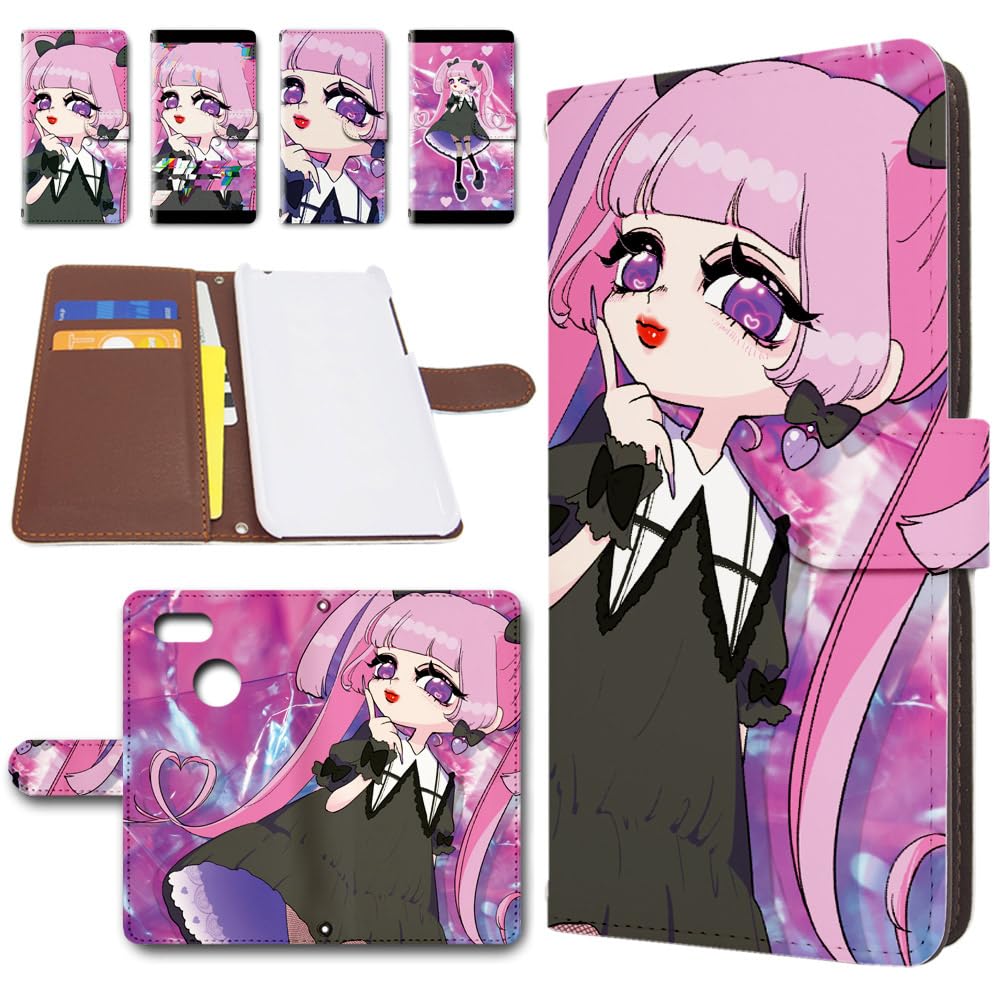 Google Pixel3 Case Notebook Type Smartphone Case Leather Cover with Camera Hole Mine System Only I Won [Design D] Pixel Three Google Trend Gate dc-1644