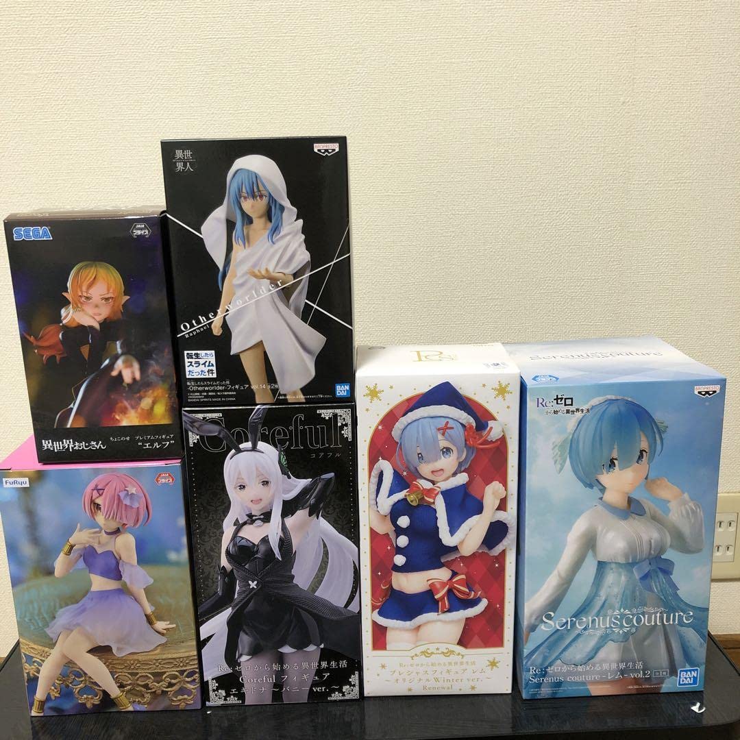 Amazon.co.jp: 美少女フィギュアまとめ売り/リゼロ/転スラ/異世界 