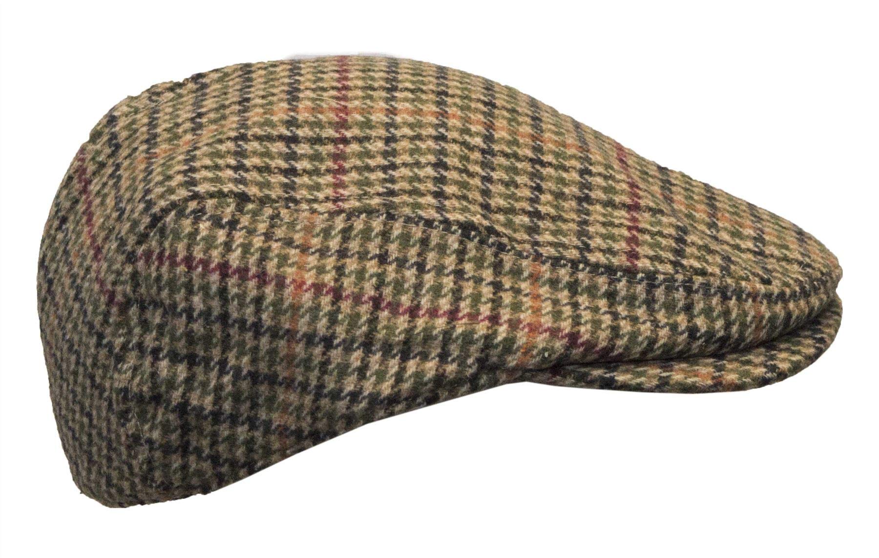 Walker & Hawkes - Berretto piatto in lana in stile country, unisex