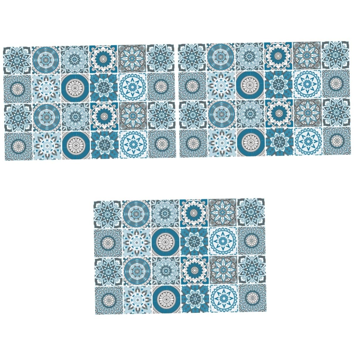 Autocollants de carrelage cuisine mandala et stickers muraux 72 pièces