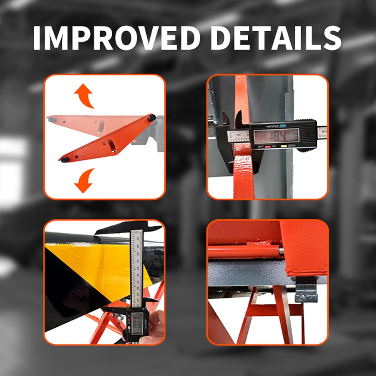 Adjustable lifting pads and improved details of KATOOL KT-X90 Scissor Lift
