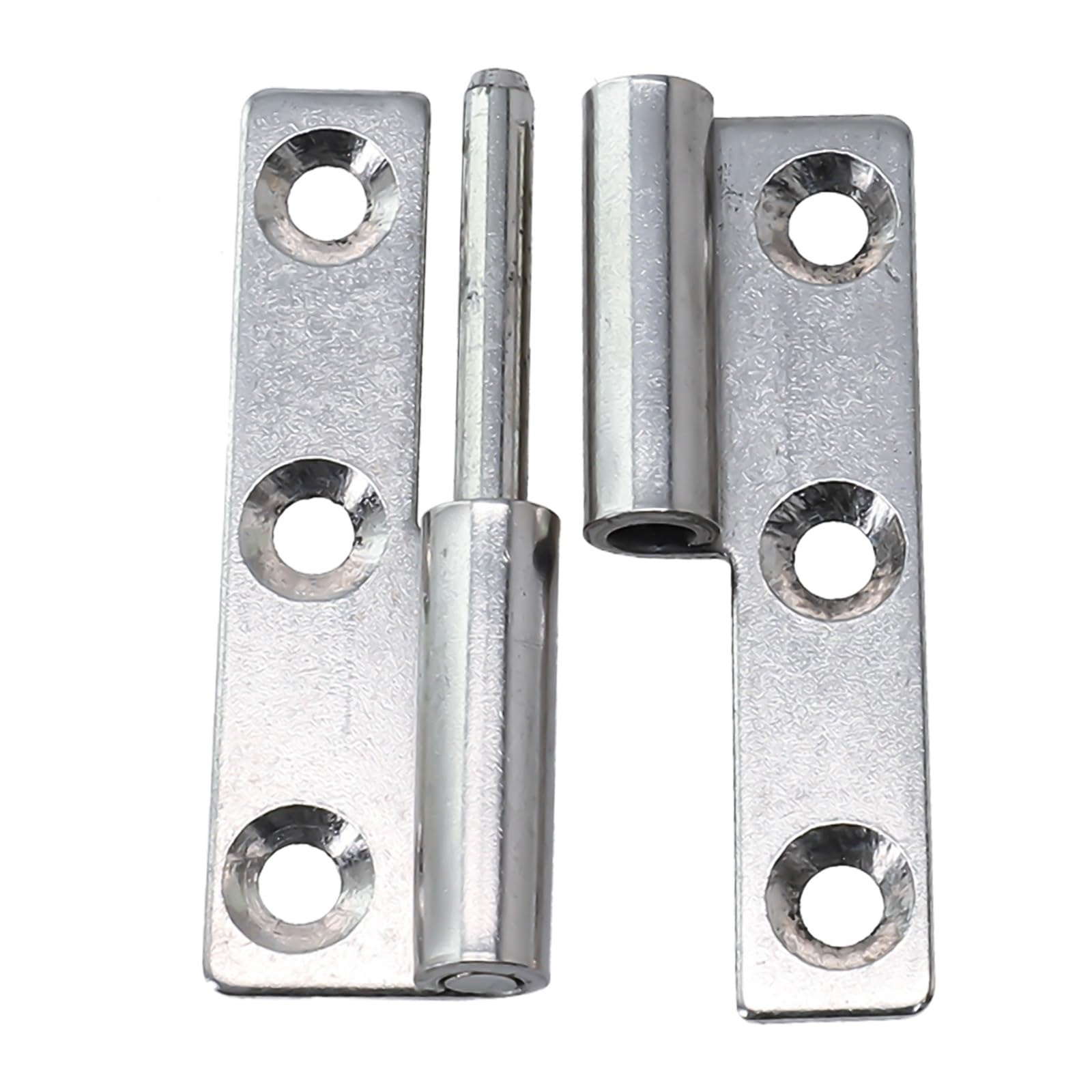 Ujzgbxqvshm One Color Folding Door Hinge,Stainless Steel Detachable 2/2.5/3/4Inch Flag Shape Slip Joint Removable Furniture Hardware(2.5 Inch Left)