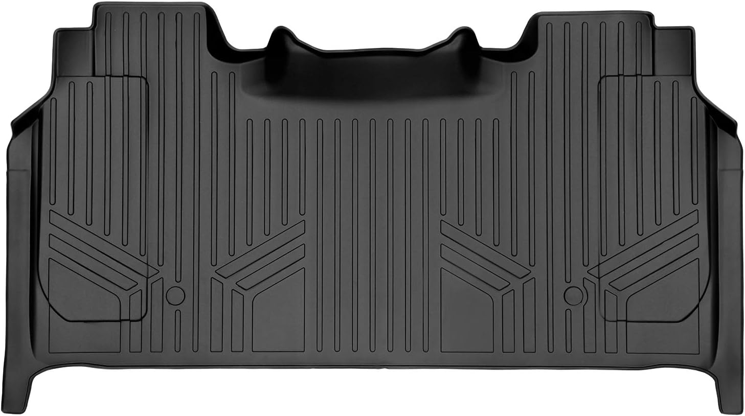 MAXLINER Custom Fit Floor Mats 2 Row Liner Set for 2019-2024 Ram 1500