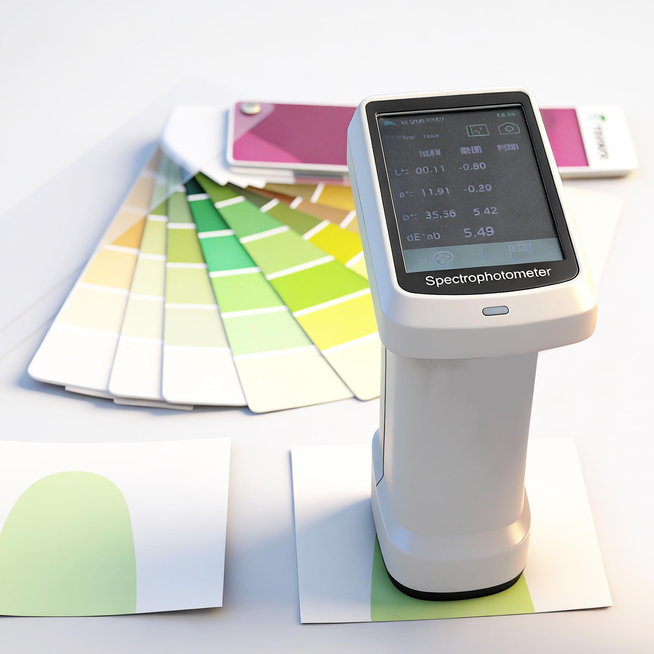 Spectral Colorimeter Color Meter Color Testing Equipment, Repeatability≤0.03, Inter-Instrument Agreement≤0.3, Color Measuring Device Meter AMT539