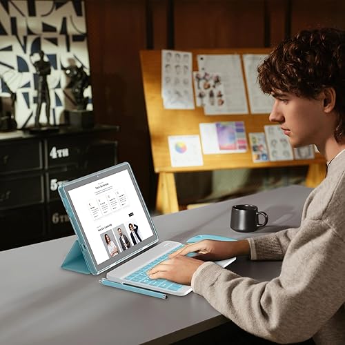 Miniatura 4 de HOTTABLET Kit de tableta Android 15 de 10 pulgadas con estuchelápiz capacitivo, 12 (4+8 expandir) GB RAM+64 GB ROM, cámara dual de 2+8 MP, batería