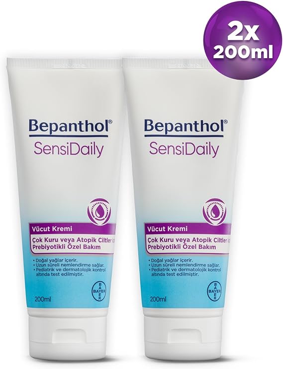 Bepanthol Sensidaily 200 ml 2 Advantageous Package