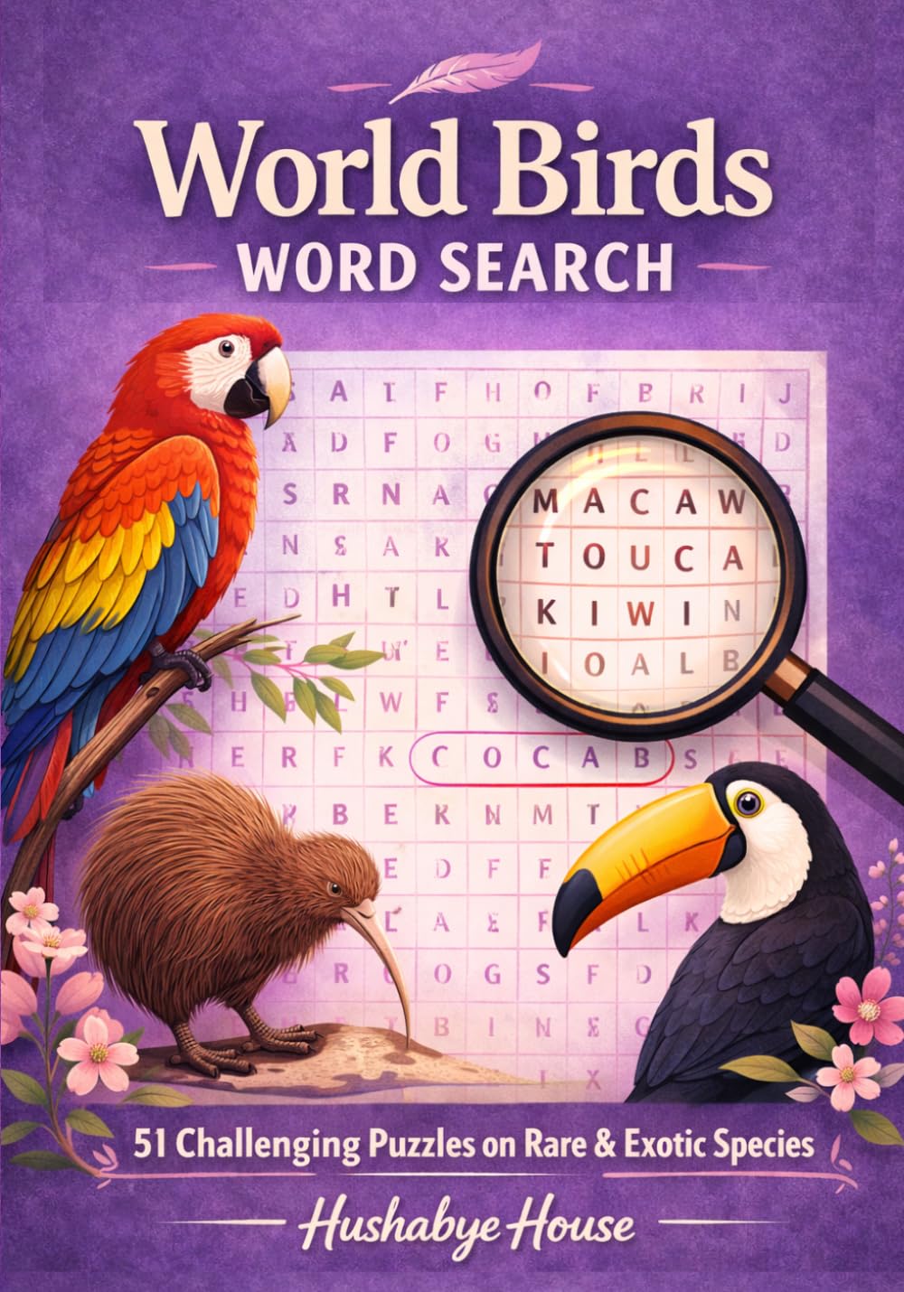 World Birds Word Search: Rare & Exotic Species | 51 Challenging Puzzles on Tropical, Endangered & Legendary Birds from Around the Globe — A Stunning ... (Bird Watching Word Search Series)